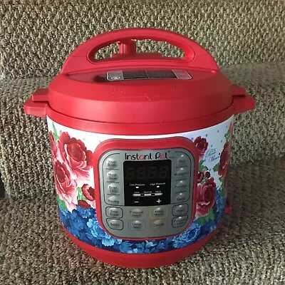 THE PIONEER WOMAN DUO60 INSTANT POT 7-in-1 FRONTIER ROSE 6 Qt. PROGRAMABLE • $99