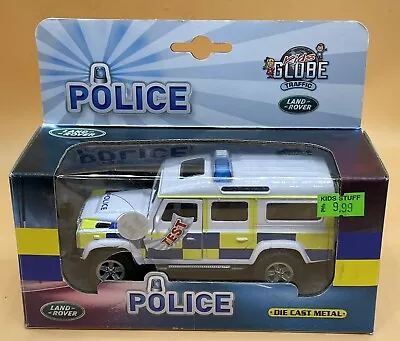 Kids Globe Land Rover Police Diecast 1:43 Traffic Car New Boxed Land Rover Sound • £11.99