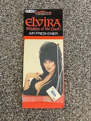 Vintage Elvira Air Freshener Mistress Of The Dark 1989 Medo Sealed New RARE • $29.99