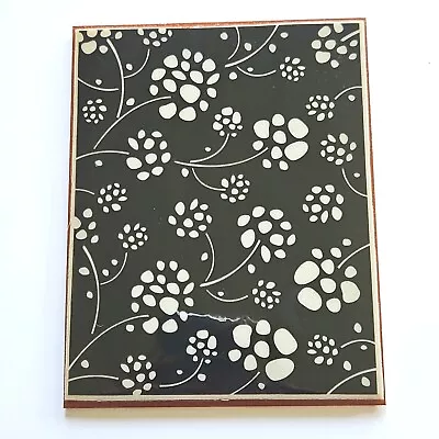 FLOWER CLUSTERS BACKGROUND Cling Mounted Rubber Stamp Floral Collage Um234 • $5.98