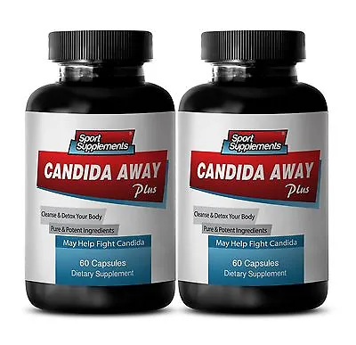 Detox Candida Cleanse - Candida Away 1275mg SS - Support Women Body Flora 2B • $40.63