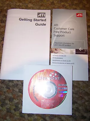 ATi Radeon 9250 / 9550 User Guide Support Card & Driver CD Bundle • £5.94