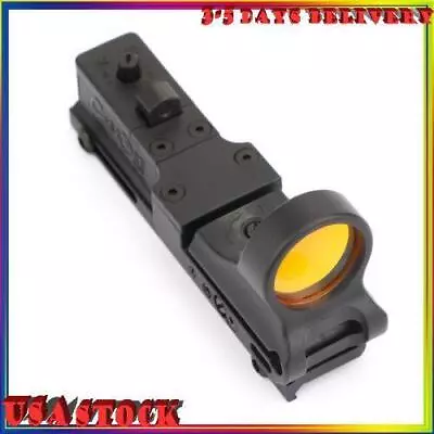 C-MORE Red Dot Reflex Sight Railway Tactical Scope Adjustable Optics Scope UE!! • $50.73