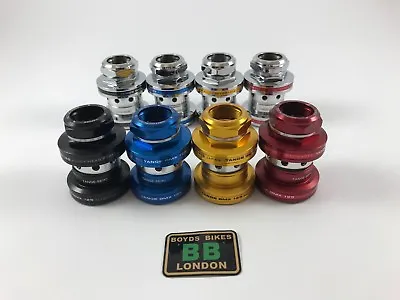 Tange Seiki MX125 Old School BMX 1  Headset Red Black Gold Blue Chrome 32.7 26.4 • £59.99