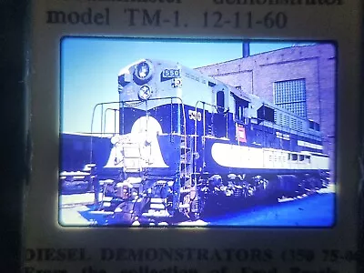 35mm Photo Slide Railroad Train Wabash Ex Fairbanks Morse Demonstrator Duplicate • $4.75