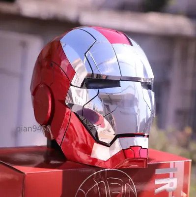 Silver Autoking Iron Man Helmet MK5 1/1 Voice-controlled Transform Prop Wearable • $204.75