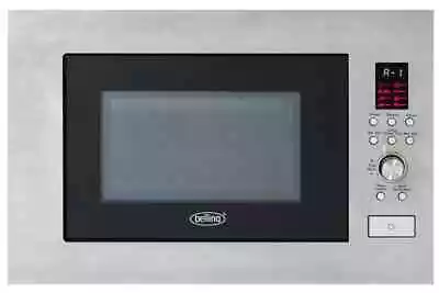 Belling 23Litre Integrated 39cm Tall Built In Microwave Stainless Steel Interior • £299