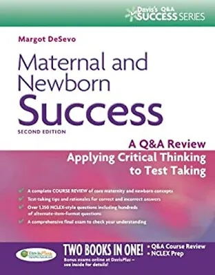 Maternal And Newborn Success : A Q And A Review Applying Critical • $6.95