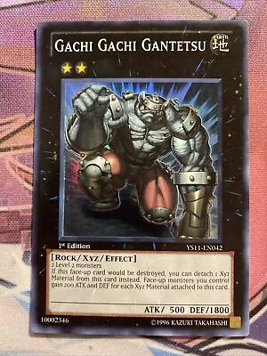 (DB) Yugioh! Gachi Gachi Gantetsu - YS11-EN042 - Super Rare - 1st Edition VLP • $3.50