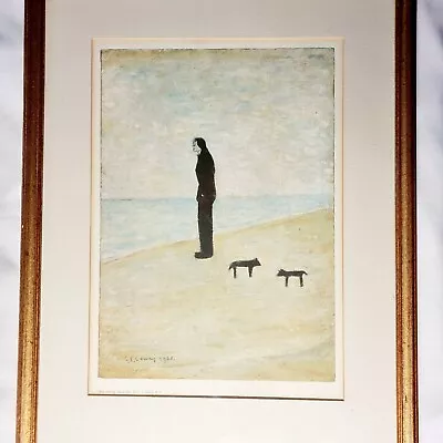 L.S. Lowry Man Looking Out To Sea. Limited 1973 Print • $616.05