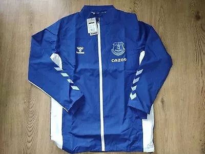 £17.99 • Buy Everton FC 21/22 Training All Weather Coat Jacket Adult Hummel Medium M