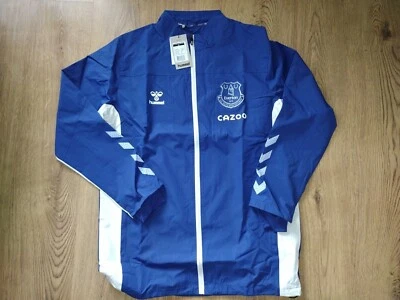 £17.99 • Buy Everton FC 21/22 Training All Weather Coat Jacket Adult Hummel Medium M