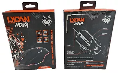 LYCAN GAMING Nova Wired RGB Gaming Mouse • $49.99