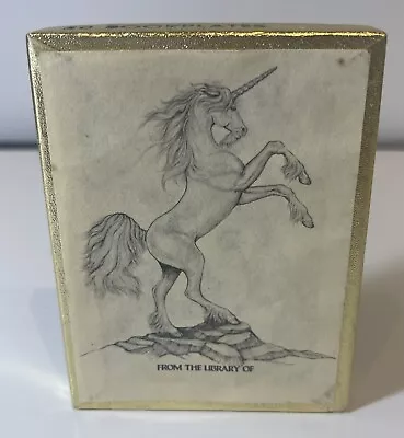 Unicorn Bookplates Antioch Company Box Set Of 41 Bookplates From The Library Of • $18