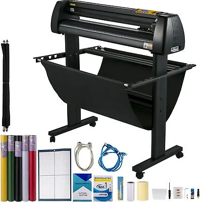 VEVOR Off-line Vinyl Cutter Machine 870mm Vinyl Printer U-Disk 34 Inch Plotter • $450.79