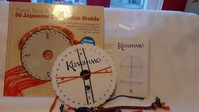 $25 • Buy Beth Kemp 50 Japanese Kumihimo Braids Plus Additional Braiding Disk
