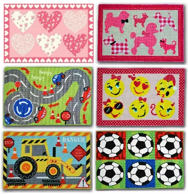 Children Kids Baby Mats Car Home Multi Design Rugs Anti Slip Soft Carpet Playmat • £9.49