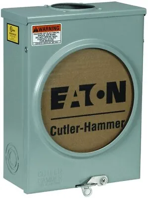 Cutler Hammer Meter Socket 100 Amp Top FeedRinglessNo Bypass Boxed • $65.08