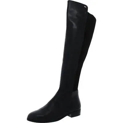MICHAEL Michael Kors Womens Bromley Black Riding Boots 5.5 Medium (BM) 3027 • $32.99