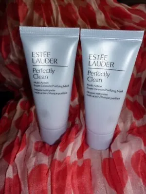 £10 • Buy Estee Lauder Perfectly Clean Multi Action Foam Cleanser  2×30ml NEW.