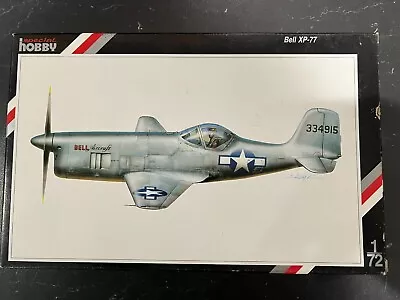 1/72 Bell XP-77 Prototype Fighter W/resin Parts - Special Hobby 72012 • $59.45