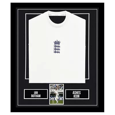 Ian Botham Signed Framed Display Shirt - Ashes Icon Autograph +COA • £499.99