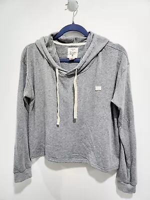 Billabong Women’s Sweatshirt  Small Making Waves Pullover Hoodie Grey • $12.99