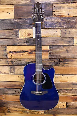 Takamine GD-30CE 12-String Acoustic-Electric Guitar Deep Blue DAMAGED • $342.30