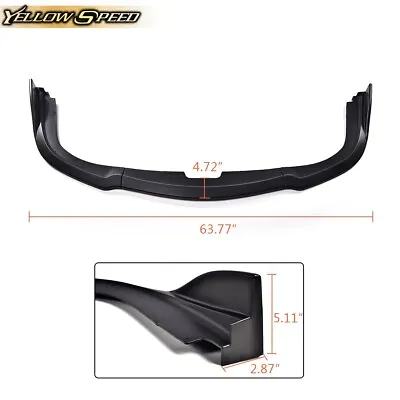 Front Bumper Lip Splitte Fit For 06 07 Subaru Impreza WRX S204 STI JDM CS2 Style • $35.90