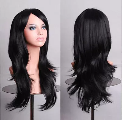 Sexy 70cm Full Curly Wigs Cosplay Costume Anime Party Hair Wavy Fashion Long Wig • $13.99