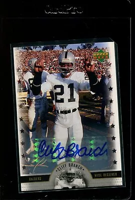 2005 Upper Deck Nfl Legends #ls-cb Cliff Branch Hof Autograph Nmmt *328261 • $4.99