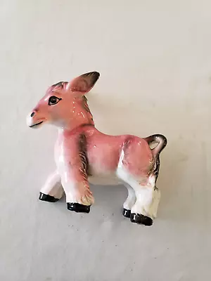 VTG Christmas Donkey Porcelain? CERAMIC? Figurine CHRISTMAS DISPLAY 5X2X4  • $34.95