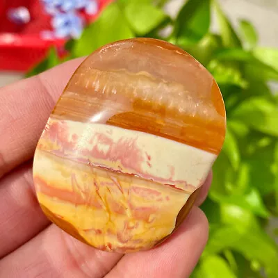 66G Natural Red Agate Loving Heart Quartz Crystal  Healing Care Gift • $1.04