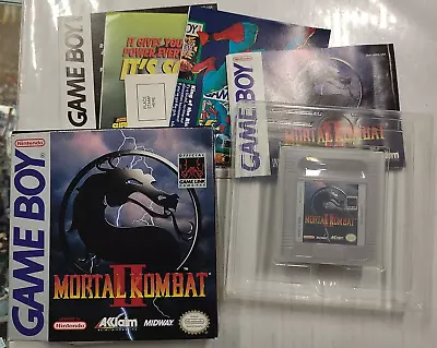 CIB MORTAL KOMBAT II COMPLETE GAME BOY Nintendo Video Vtg MK 2 Box Manual 1994 • $100