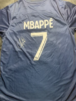 $305 • Buy Kylian Mbappe 2022/2023 Personally Signed Psg Paris Saint Germain Jersey Coa