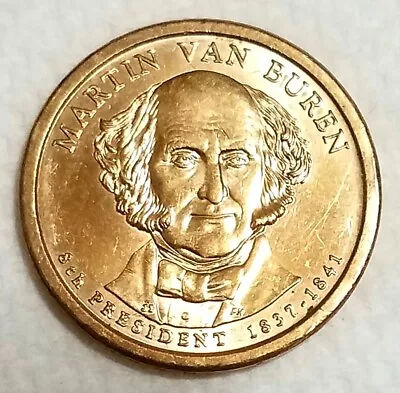 2008-P -- MARTIN VAN BUREN -- $1 PRESIDENTIAL DOLLAR COIN VG Circulated • $4.15