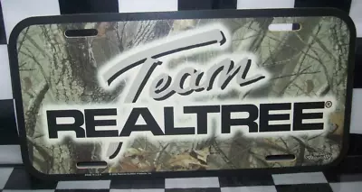 Team Realtree 2000 Nascar Wincraft Plastic License Plate • $12.95