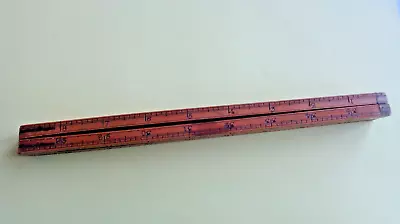 Vintage Boxwood And Brass 3 Foot Ruler Collectable Item • £14