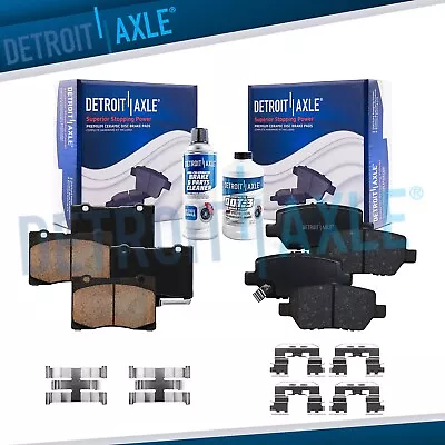 Front And Rear Ceramic Brake Pads W/ Fluid Brakes Pad For 2005 - 2012 Acura RL • $53.48