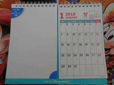 $47.38 • Buy Tokyo Disney Resort 2018 Desk Calendar Photo Stand Comes With Postcard Tdr Tdl T