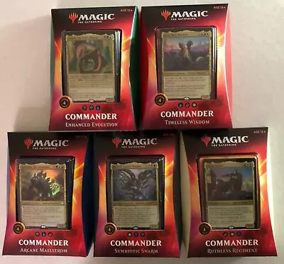 MTG Magic The Gathering IKORIA 5 DECK COMMANDER SET SEALED NEW • $219