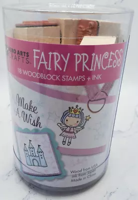 Hero Arts Fairy Princess Barrel Of 18 Small Rubber Block Stamps LP199 • $7.99