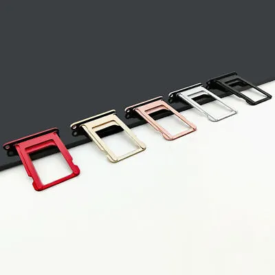 For IPhone 87 4.7  Sim Card Tray Micro SD Holder Slot Sim Card Tray Replacement • $1.48