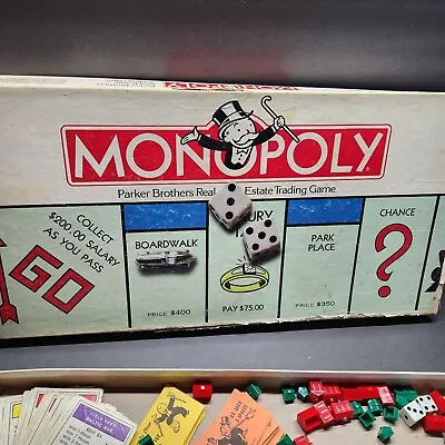 Vintage Monopoly Board Game 1970's Parker Brothers • $10