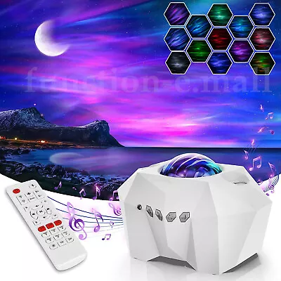 Northern Lights Aurora Galaxy Projector Lamp Music Projection Night Light Gifts • $35.99