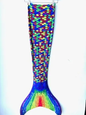 Fin Fun Mermaidens Swimmable Mermaid Tail And Monofin Jr  Multi-Color • $41.95