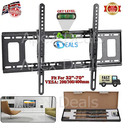 Tilt TV Wall Bracket Mount Holder Stand For 32 - 70 Inches 3D LCD LED Plasma TVs • £10.94