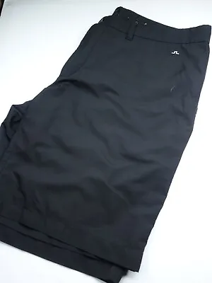 J.lindeberg Performance Golf Shorts -40- Black Lisle Poly Stretch -lightweight • $21.99