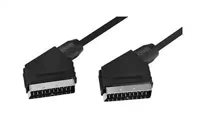 1m Scart To Scart Lead Cable - Black 8889760 R • £8.99