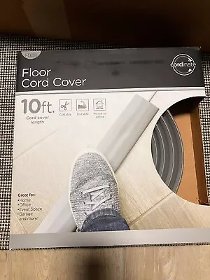 Cord Cord Protector Cord Management Cord Concealer 10 Ft Cover Floor Gray • $21